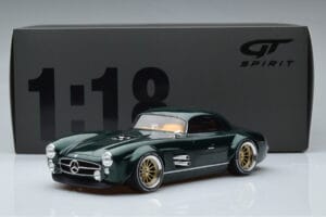 Mercedes 300 SL Speedster Hard Top By S-Klub Grün GT Spirit 1:18 GT872 Resin – Bild 6 von 6