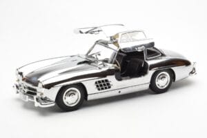 Mercedes 300 SL W198 Chrom Minichamps 1:18 B66040645 Metall – Bild 2 von 8
