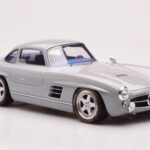 Mercedes 300 SL W198 Gullwing By S-Klub Grau GT Spirit 1:18 - image 4 of 6