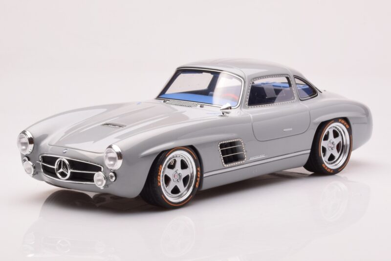 Mercedes 300 SL W198 Gullwing By S-Klub Grau GT Spirit 1:18