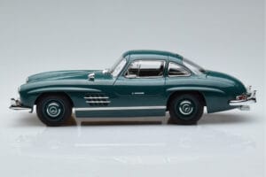 Mercedes 300 SL W198 Gullwing Grün Norev 1:18 183851 Metall – Bild 4 von 7
