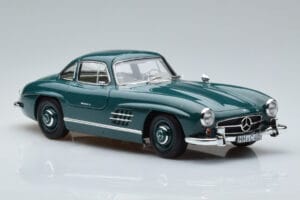 Mercedes 300 SL W198 Gullwing Grün Norev 1:18 183851 Metall – Bild 5 von 7