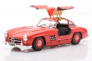 Mercedes 300 SL W198 Gullwing Rot Minichamps 1:18 110037211 Metall – Bild 2 von 8