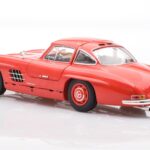 Mercedes 300 SL W198 Gullwing Rot Minichamps 1:18 - image 7 of 8
