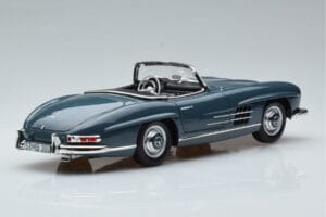 Mercedes 300 SL W198 Roadster Blau Norev 1:18 B66040668 Metall – Bild 3 von 9