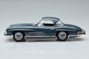Mercedes 300 SL W198 Roadster Blau Norev 1:18 B66040668 Metall – Bild 5 von 9