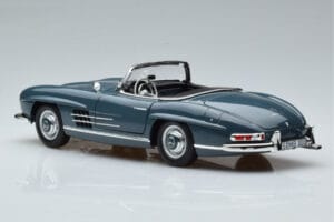 Mercedes 300 SL W198 Roadster Blau Norev 1:18 B66040668 Metall – Bild 8 von 9