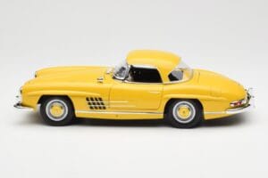 Mercedes 300 SL W198 Roadster Gelb Norev 1:18 B66040669 Metall – Bild 4 von 8
