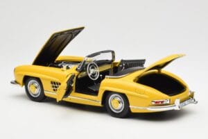 Mercedes 300 SL W198 Roadster Gelb Norev 1:18 B66040669 Metall – Bild 5 von 8