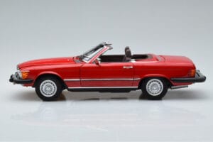 Mercedes 450 SL R107 US-Version Rot Norev 1:18 183729 Metall – Bild 5 von 8