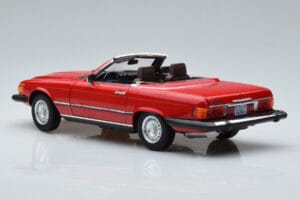 Mercedes 450 SL R107 US-Version Rot Norev 1:18 183729 Metall – Bild 7 von 8