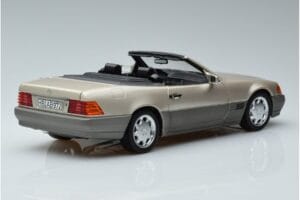 Mercedes 500 SL R129 Smoke Silber Norev 1:18 183719 Metall – Bild 3 von 7