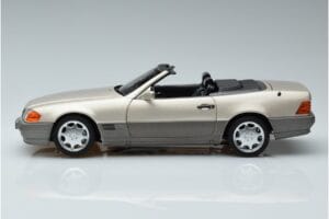 Mercedes 500 SL R129 Smoke Silber Norev 1:18 183719 Metall – Bild 4 von 7