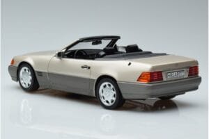 Mercedes 500 SL R129 Smoke Silber Norev 1:18 183719 Metall – Bild 6 von 7