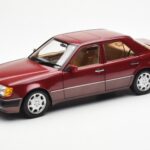 Mercedes 500E W124 Rot Metallic Händler Edition Norev 1:18