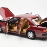Mercedes 500E W124 Rot Metallic Händler Edition Norev 1:18 - image 5 of 8