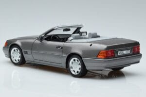 Mercedes 500 SL R129 Grau Metallic Norev 1:18 183715 Metall – Bild 6 von 7