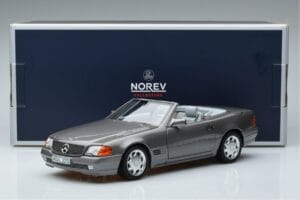 Mercedes 500 SL R129 Grau Metallic Norev 1:18 183715 Metall – Bild 7 von 7
