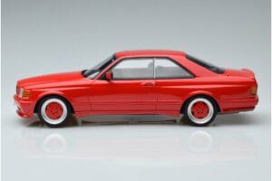 Mercedes 560 SEC W126 Widebody Rot Otto 1:18 OT995 Resin – Bild 3 von 6