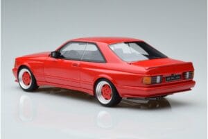 Mercedes 560 SEC W126 Widebody Rot Otto 1:18 OT995 Resin – Bild 5 von 6