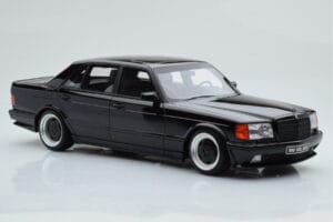 Mercedes 560 SEL AMG W126 Obsidian Schwarz Otto 1:18 OT297 Resin – Bild 4 von 6