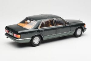 Mercedes 560 SEL W126 Night Grün Metallic Dealer Edition Norev 1:18 B66040626 Metall – Bild 3 von 8