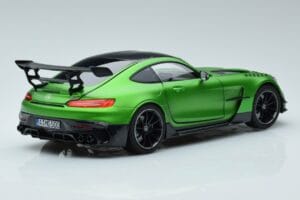 Mercedes AMG GT C190 Black Series Grün Hell Magno Limitierte Auflage Norev 1:18 183903 Metall – Bild 3 von 7