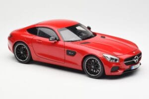 Mercedes AMG GT C190 Rot Norev 1:18 183496 Metall – Bild 6 von 8