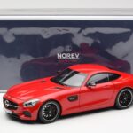 Mercedes AMG GT C190 Rot Norev 1:18 - image 8 of 8