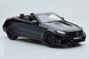 Mercedes Brabus 650 Cabriolet Schwarz GT Spirit 1:18 GT206 Resin – Bild 4 von 6