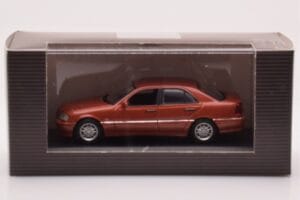 Mercedes C-Class W202 C220 Orange Metallic Dealer Edition Minichamps 1:43 B66005747 Metall – Bild 4 von 4