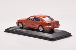Mercedes C-Class W202 C240 Orange Metallic Minichamps 1:43 430037000 Metall – Bild 3 von 4