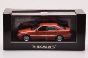 Mercedes C-Class W202 C240 Orange Metallic Minichamps 1:43 430037000 Metall – Bild 4 von 4