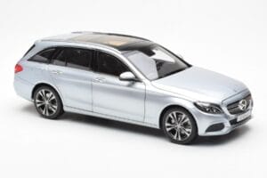 Mercedes C-Class W205 T-Modell Silber Asia Exclusive Norev 1:18 183865 Metall – Bild 6 von 8