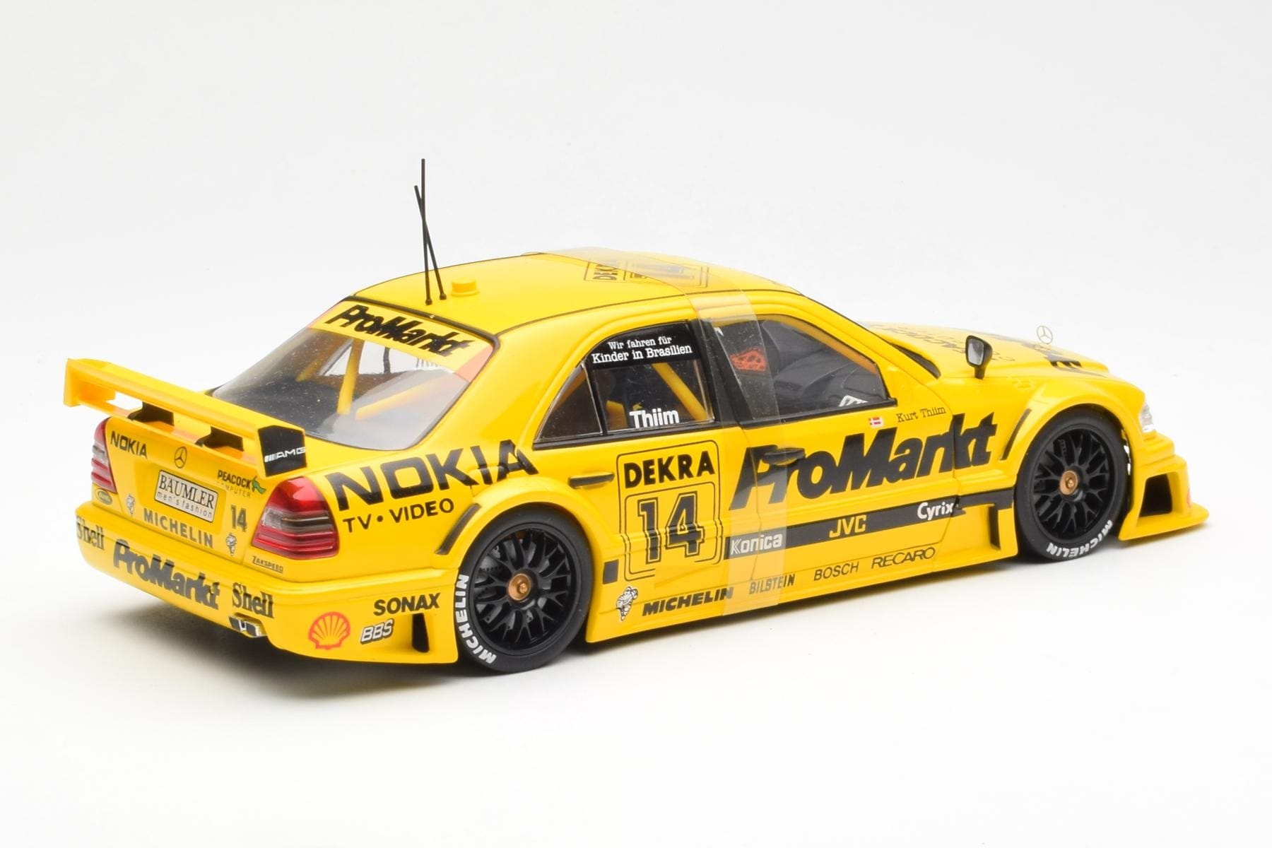 Mercedes C-Class W202 #14 K. Thiim DTM 1994 UT Models 1:18 180943314 Metall – Bild 2 von 6