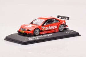 Mercedes C-Class W204 DTM Stern AMG Mercedes #17 M. Lauda DTM 2009 Minichamps 1:43 400093817 Metall – Bild 2 von 4