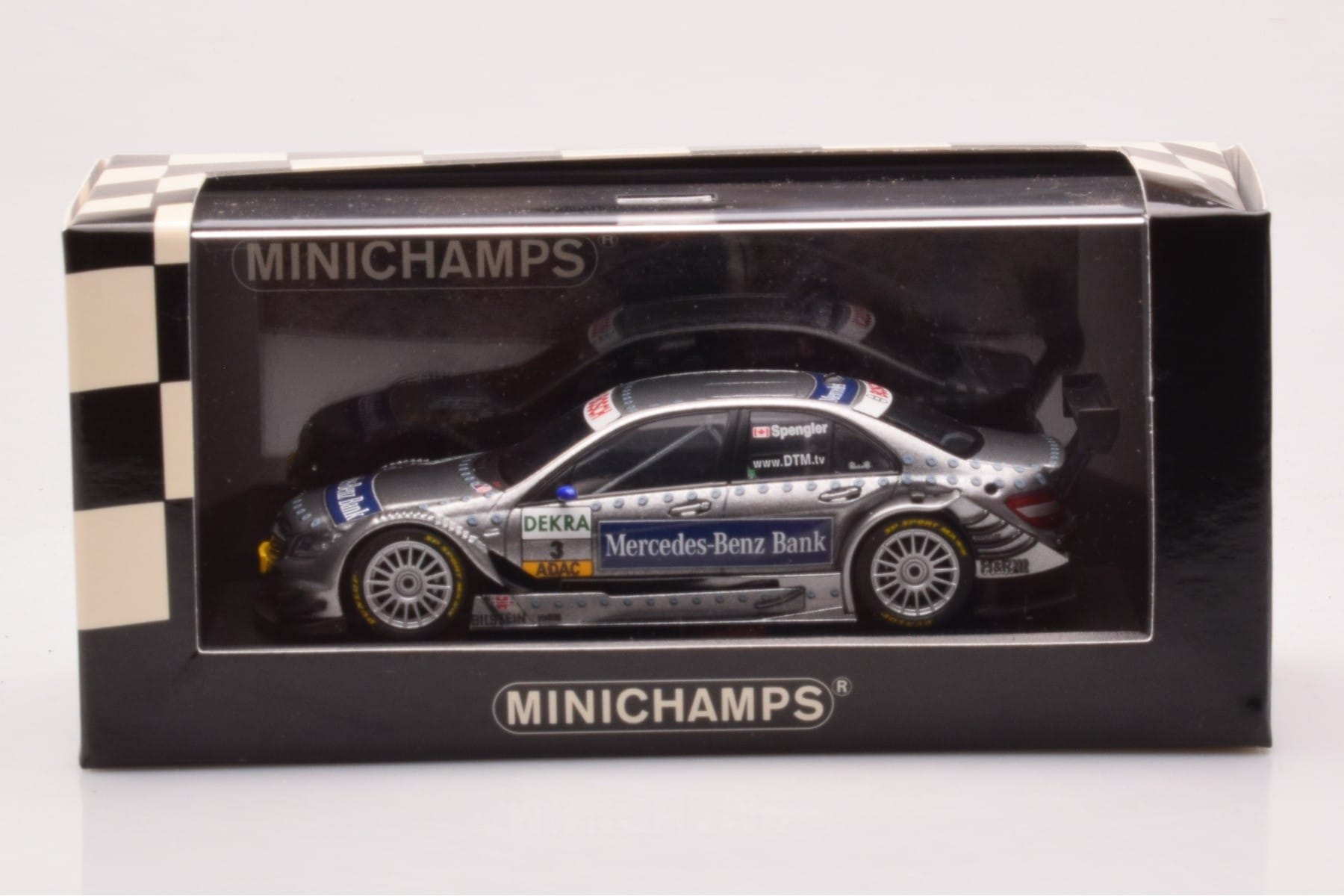 Mercedes C-Class W204 DTM Team AMG Mercedes #3 B. Spengler DTM 2008 Minichamps 1:43 400083803 Metall – Bild 4 von 4