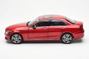 Mercedes C-Class W205 Rot Metallic Asia Exclusive Norev 1:18 183835 Metall – Bild 4 von 8