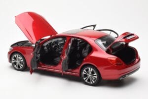Mercedes C-Class W205 Rot Metallic Asia Exclusive Norev 1:18 183835 Metall – Bild 5 von 8