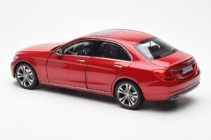 Mercedes C-Class W205 Rot Metallic Asia Exclusive Norev 1:18 183835 Metall – Bild 7 von 8