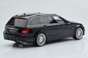 Mercedes C63 AMG S204 T-Modell Schwarz GT Spirit 1:18 GT760 Resin – Bild 2 von 6