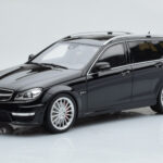 Mercedes C63 AMG S204 T-Modell Schwarz GT Spirit 1:18