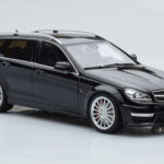 Mercedes C63 AMG S204 T-Modell Schwarz GT Spirit 1:18 - image 4 of 6