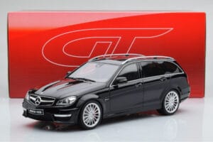 Mercedes C63 AMG S204 T-Modell Schwarz GT Spirit 1:18 GT760 Resin – Bild 6 von 6
