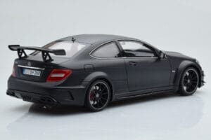 Mercedes C63 AMG W204 Black Series Matt Schwarz GT Spirit 1:18 GT843 Resin – Bild 2 von 6