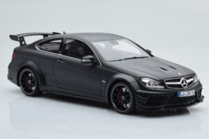 Mercedes C63 AMG W204 Black Series Matt Schwarz GT Spirit 1:18 GT843 Resin – Bild 4 von 6