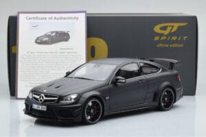 Mercedes C63 AMG W204 Black Series Matt Schwarz GT Spirit 1:18 GT843 Resin – Bild 6 von 6
