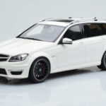 Mercedes C63 AMG S204 T-Modell Weiss GT Spirit 1:18