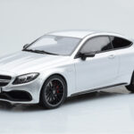 Mercedes C63S AMG C205 Coupe Silber GT Spirit 1:18