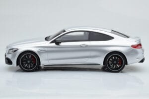 Mercedes C63S AMG C205 Coupe Silber GT Spirit 1:18 GT116 Resin – Bild 3 von 6